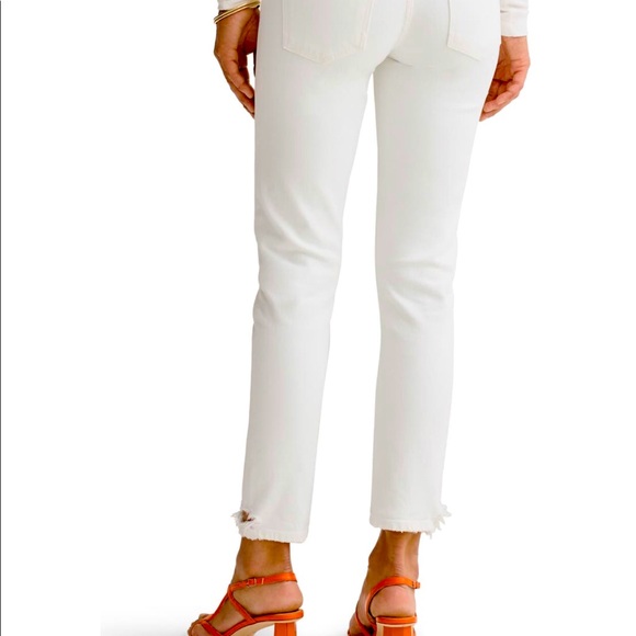 AGOLDE Toni Distressed Ankle Straight Leg Jeans, worn once - Picture 3 of 6